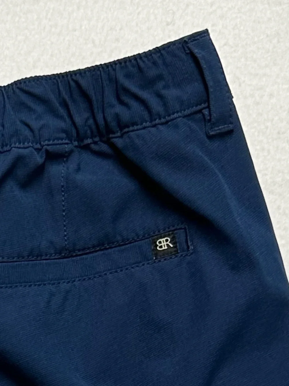 Banana Republic Men's Dark Navy Flat Front Chino Shorts | 9” Inseam